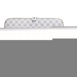 DKNY&nbsp;PU Leather Checkered Pattern and Stripe Laptop Sleeve 13 / 14