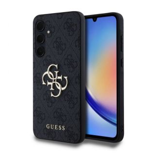 GUESS&nbsp;Guess - Guess PU 4G Metal Logo Case for Samsung Galaxy A35 5G Grey