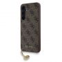 GUESS Guess - Guess 4G Charm Case for Samsung Galaxy A35 5G Brown