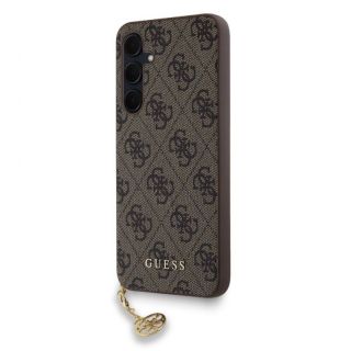 GUESS&nbsp;Guess - Guess 4G Charm Case for Samsung Galaxy A35 5G Brown