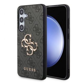 GUESS&nbsp;Guess - Guess PU 4G Metal Logo Case for Samsung Galaxy S24 Grey
