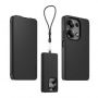 - - Made for Xiaomi Book Case with Necklace for Xiaomi Redmi Note 13 Pro 4G Black