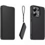 - - Made for Xiaomi Book Case with Necklace for Xiaomi Redmi Note 13 4G Black