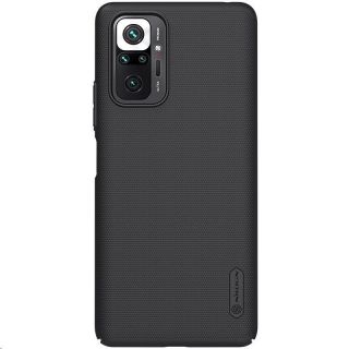 -&nbsp;Nillkin - Nillkin Super Frosted Back Cover for Xiaomi Redmi Note 10 Pro / 10 Pro Max Black
