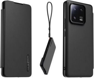- - Made for Xiaomi Book Case with Necklace for Xiaomi 13 Pro Black