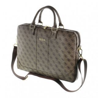 GUESS 4G UpTown Computer Bag 15'' Brown
