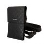 - Karl Lagerfeld - Karl Lagerfeld Saffiano Monogram Wallet Phone Bag Black