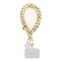 GUESS Universal Hand Strap 4G Charm Gold
