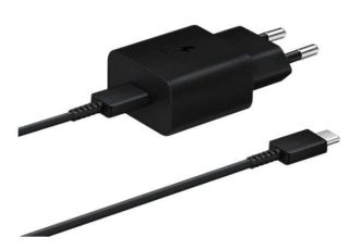 Samsung&nbsp;EP-T1510XBE USB-C 15W Travel Charger + USB-C Data Cable Black