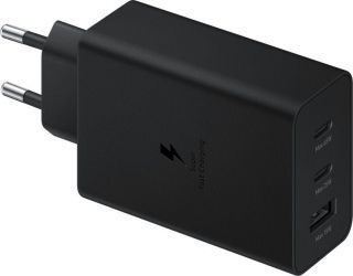Samsung EP-T6530NBE Trio  2xUSB-C,1xUSB-A  65W Travel Charger Black melns