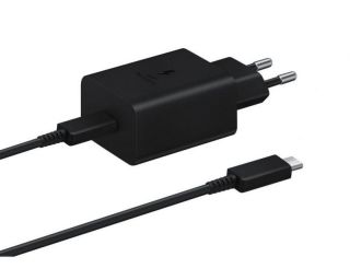 Samsung&nbsp;EP-T1510EBE + EP-DA705BBE 15W Travel Charger + USB-C / USB-C Data Cable Black  OOB Bulk