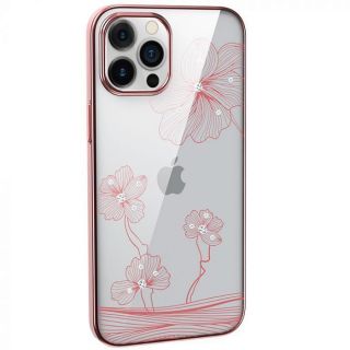 - Devia 
 
 Crystal Flora case iPhone 12 mini rose gold rozā zelts
