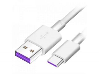 Huawei&nbsp;AP71 Quick Charger USB-C Data Cable 5A 1m White  Bulk