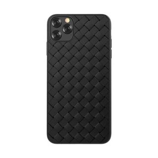 - Devia 
 
 Woven Pattern Design Soft Case iPhone 11 Pro black melns
