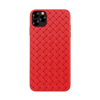 - Devia 
 
 Woven Pattern Design Soft Case iPhone 11 Pro Max red sarkans