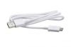 Bezvadu ierīces un gadžeti Samsung ECB-DU4AWE microUSB Data Cable 1m White  Bulk 