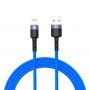 - Tellur 
 
 Data cable USB to Lightning with LED Light, 3A, 1.2m blue zils