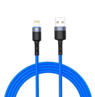 - Tellur 
 
 Data cable USB to Lightning with LED Light, 3A, 1.2m blue zils