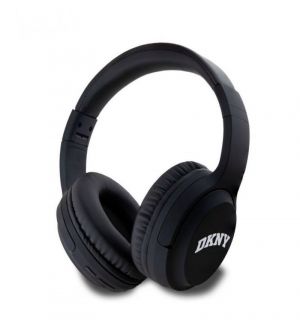 DKNY PU Leather Arch Logo Wireless Headphone Black