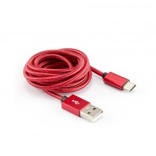 - Sbox 
 
 USB->Type C M / M 1.5m USB-TYPEC-15R fruity red sarkans