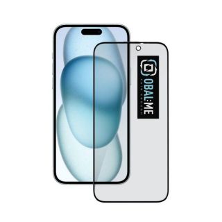 -&nbsp;- OBAL:ME Privacy 5D Glass Screen Protector for Apple iPhone 15 Plus Black