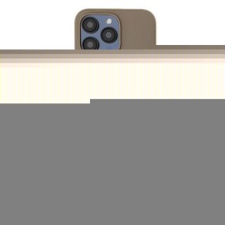 DKNY&nbsp;PU Leather Stack Logo Wrist Strap Case for iPhone 14 Pro Max Beige