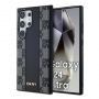 DKNY DKNY - DKNY PU Leather Checkered Pattern Magsafe Case for Samsung Galaxy S24 Ultra Black