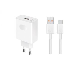 - Honor HN-110600E00 Honor Original Travel Charger 66W + USB-C Data Cable White balts