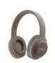 GUESS Classic Silver Logo Bluetooth Stereo Headphone Brown