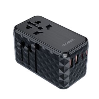 - Choetech Choetech PD6028 EU  /  US  /  AUS  /  UK travel adapter 2x USB-C 2x USB-A 100W black