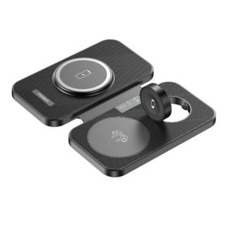-&nbsp;Choetech Choetech T616-F 3in1 inductive charger compatible with and devices black