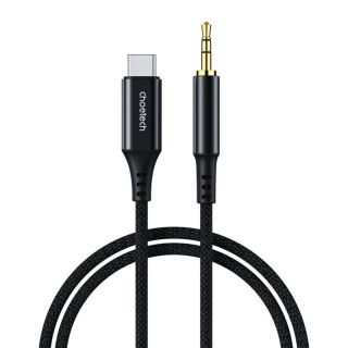 -&nbsp;Choetech 1 m mini jack 3.5 mm  male  || USB-C  męski