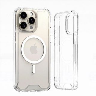 -&nbsp;Hurtel Clear Corner Case MagSafe for iPhone 16 Plus transparent