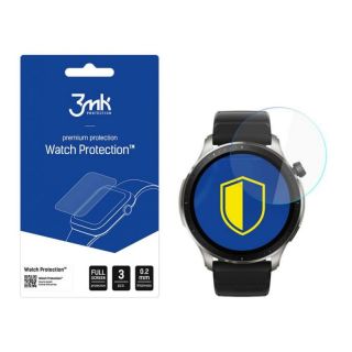 3MK&nbsp;Watch Protection v. FlexibleGlass hybrid glass on Amazfit GTR 4 46 mm