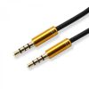 Bezvadu ierīces un gadžeti - Sbox 
 
 AUX Cable 3.5mm to 3.5mm golden kiwi gold 3535-1.5G zelts 