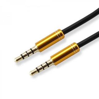 - Sbox 
 
 AUX Cable 3.5mm to 3.5mm golden kiwi gold 3535-1.5G zelts