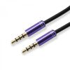 Bezvadu ierīces un gadžeti - AUX Cable 3.5mm to 3.5mm plum purple 3535-1.5U plūme purpurs Bezvadu austiņas