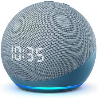 Amazon Echo Dot with clock (4th Gen) twilight blue (B7W644) 