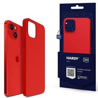3MK Hardy Case iPhone 14  /  15  /  13 6,1'' czerwony / red MagSafe sarkans