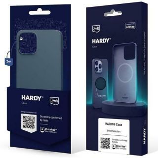 3MK Hardy Case iPhone 15 Plus  /  14 Plus 6.7'' niebieski / royal blue MagSafe zils