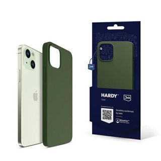 3MK Hardy Case iPhone 15 Plus  /  14 Plus 6.7'' zielony / green MagSafe zaļš