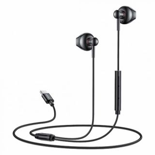 -&nbsp;yesido YH49 Aluminum Alloy In-ear Earphone With Remote Control Type-C Interface Wired Headphones Black