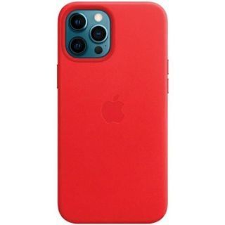Apple MHKJ3ZE / A iPhone 12 Pro Max 6,7'' czerwony / red Leather Case MageSafe sarkans