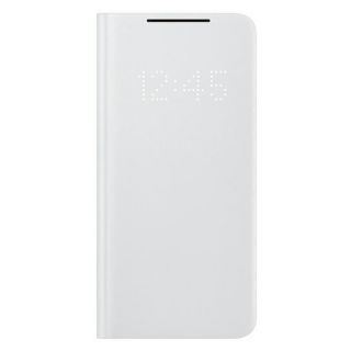 Samsung EF-NG996PJ S21+ G996 jasno szary / light gray LED View Cover pelēks