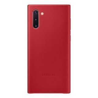 Samsung EF-VN970LR Note 10 N970 czerwony / red Leather Cover sarkans