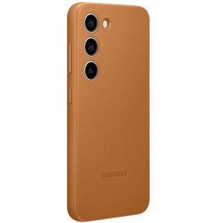 Samsung EF-VS916LA S23+ S916 camel Leather Cover