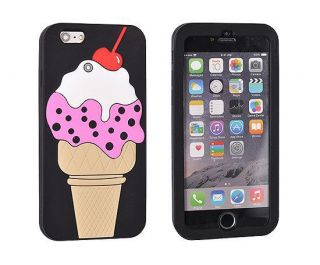 - Ice Cream with Cherry Funny Case iPhone 5