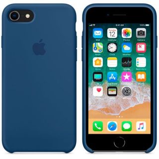 Apple iPhone 7 / 8 / SE2020 / SE2022 Silicone Case MQGN2ZM / A Blue Cobalt zils