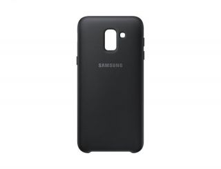 Samsung A6 2018 A600 Dual Layer Cover Black melns