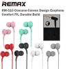 Aksesuāri Mob. & Vied. telefoniem Remax Earphone RM-510 Universal 3,5mm Pink 